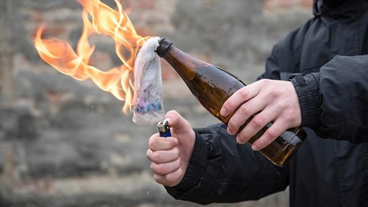 Под Львовом подожгли здание полиции