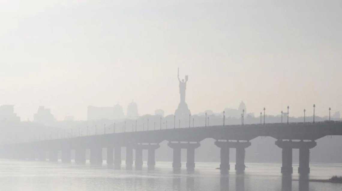 Уровень загрязнения воздуха в Киеве снова превышает норму