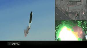 Гигантская экспериментальная ракета SpaceX после взлета упала и разбилась об землю