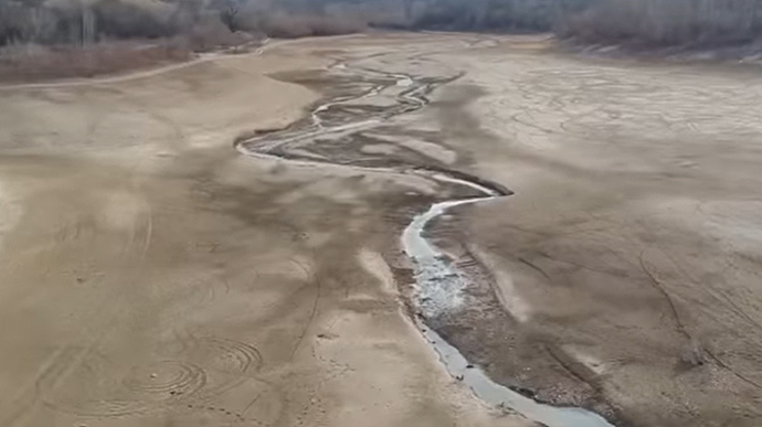 В Крыму пересохло Аянское водохранилище
