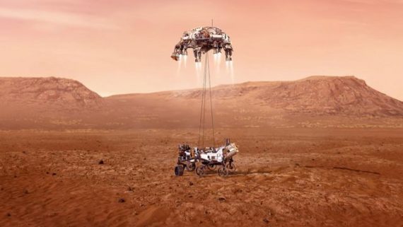 Марсоход NASA приземлился на Марсе